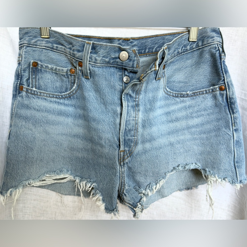 Levi’s Premium 501 Button Fly Denim Women’s Shorts, 30 Waist